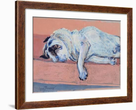 Sleeping Pug Two, 2000-Joan Thewsey-Framed Giclee Print