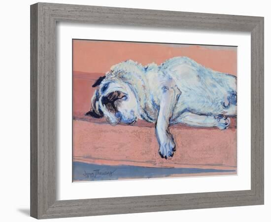 Sleeping Pug Two, 2000-Joan Thewsey-Framed Giclee Print