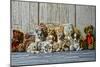 Sleeping Puppies-Santa’s Workshop-Mounted Giclee Print