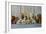 Sleeping Puppies-Santa’s Workshop-Framed Premium Giclee Print