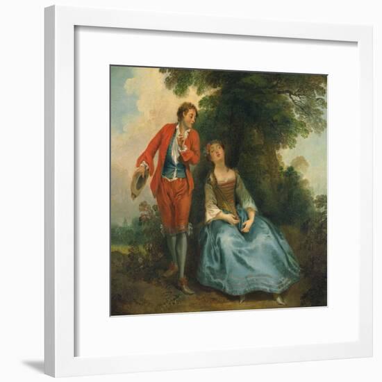 Sleeping Shepherdess, Ca 1730-Nicolas Lancret-Framed Giclee Print