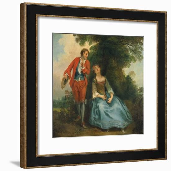 Sleeping Shepherdess, Ca 1730-Nicolas Lancret-Framed Giclee Print