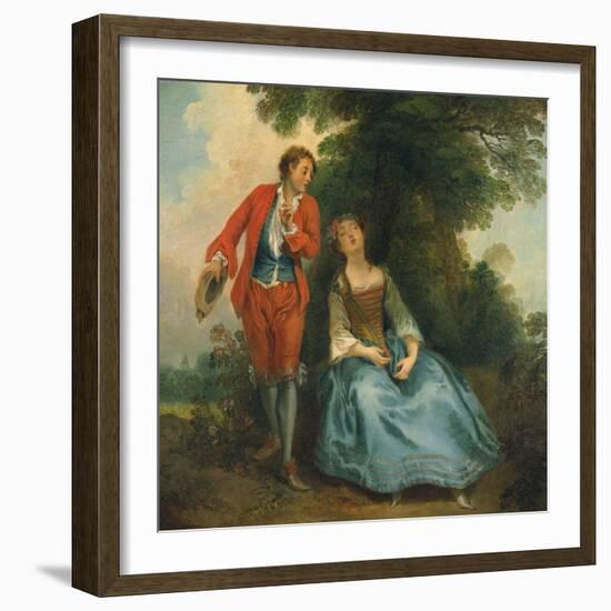 Sleeping Shepherdess, Ca 1730-Nicolas Lancret-Framed Giclee Print