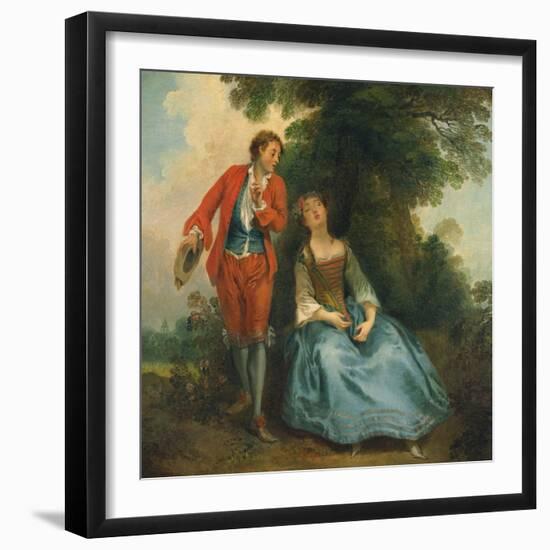 Sleeping Shepherdess, Ca 1730-Nicolas Lancret-Framed Giclee Print