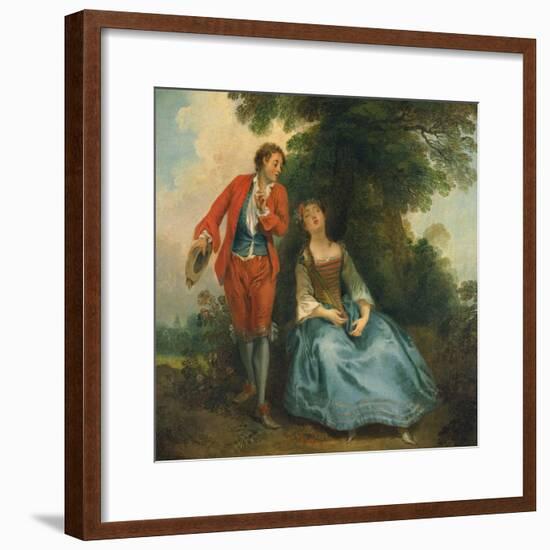 Sleeping Shepherdess, Ca 1730-Nicolas Lancret-Framed Giclee Print