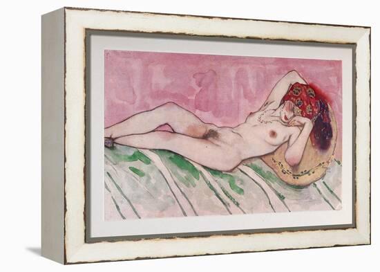 Sleeping Sultan's Wife, 1916-Léon Bakst-Framed Premier Image Canvas