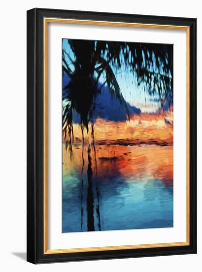 Sleeping Sun - In the Style of Oil Painting-Philippe Hugonnard-Framed Giclee Print