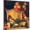 "Sleeping Through Santa's Visit,"December 1, 1928-Haddon Sundblom-Mounted Giclee Print