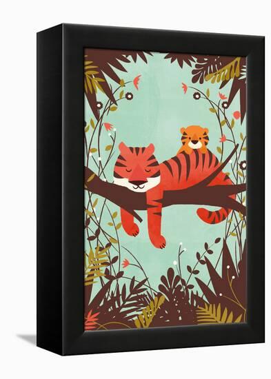 Sleeping Tiger-Jay Fleck-Framed Stretched Canvas