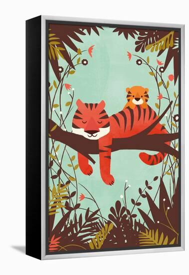 Sleeping Tiger-Jay Fleck-Framed Stretched Canvas