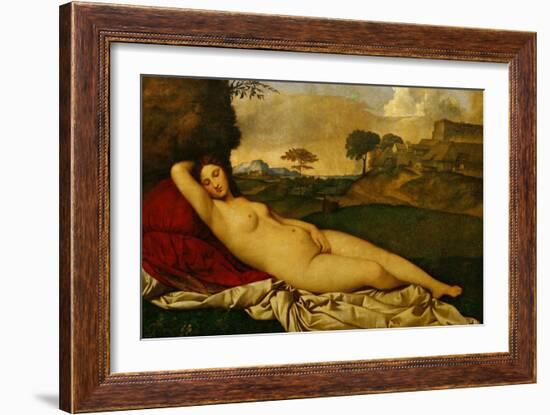 Sleeping Venus-Giorgione-Framed Giclee Print