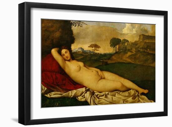 Sleeping Venus-Giorgione-Framed Giclee Print