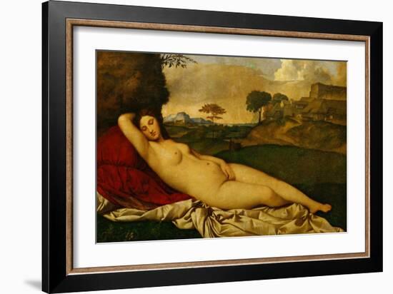 Sleeping Venus-Giorgione-Framed Giclee Print