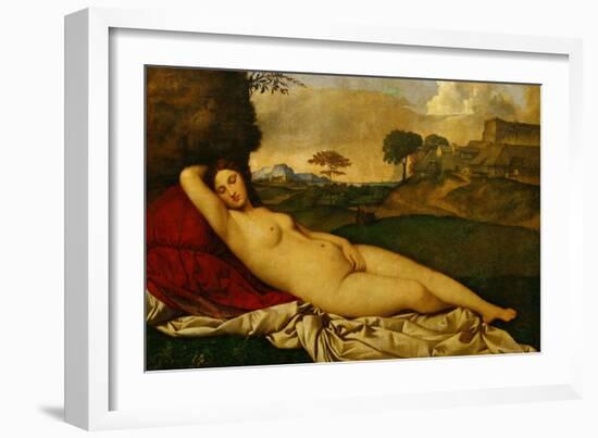 Sleeping Venus-Giorgione-Framed Giclee Print