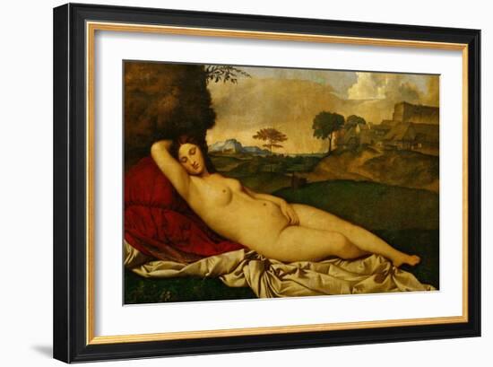 Sleeping Venus-Giorgione-Framed Giclee Print