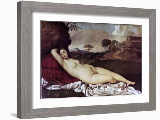 Sleeping Venus-Giorgione-Framed Giclee Print