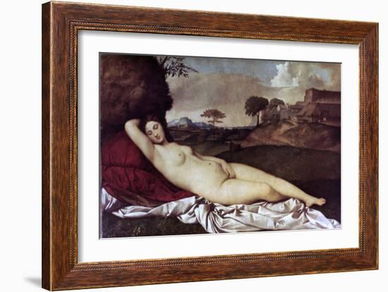 Sleeping Venus-Giorgione-Framed Giclee Print