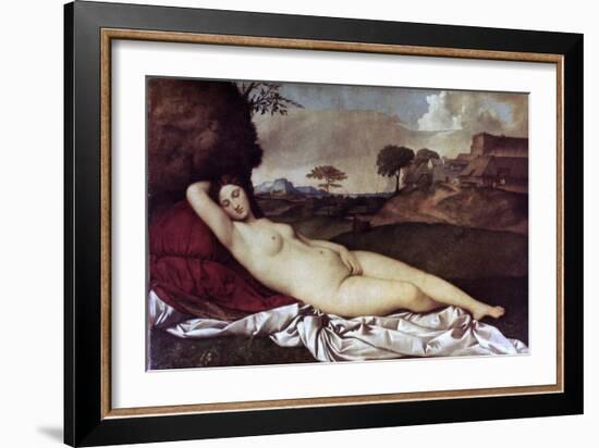 Sleeping Venus-Giorgione-Framed Giclee Print