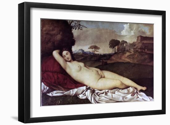 Sleeping Venus-Giorgione-Framed Giclee Print