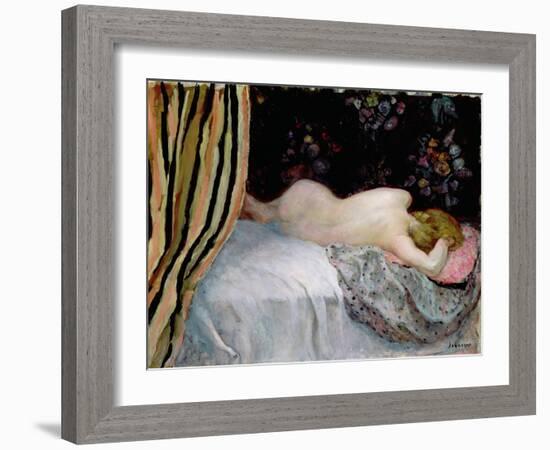 Sleeping Woman-Henri Lebasque-Framed Giclee Print