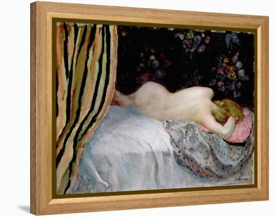 Sleeping Woman-Henri Lebasque-Framed Premier Image Canvas