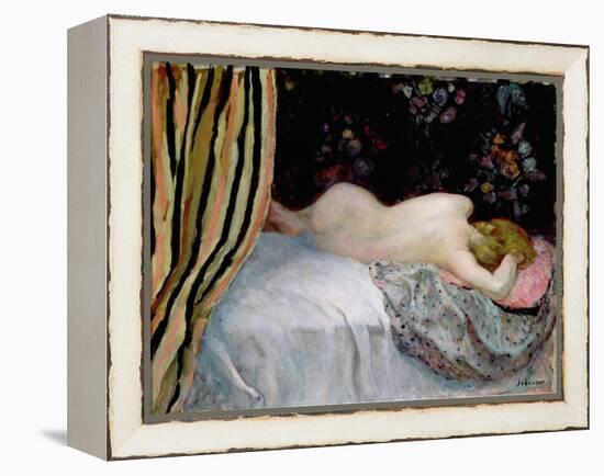 Sleeping Woman-Henri Lebasque-Framed Premier Image Canvas