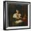 Sleeping Woman-Gabriel Metsu-Framed Giclee Print