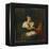 Sleeping Woman-Gabriel Metsu-Framed Premier Image Canvas