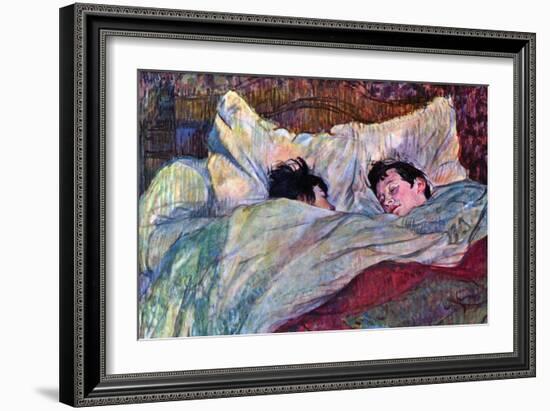 Sleeping-Henri de Toulouse-Lautrec-Framed Art Print
