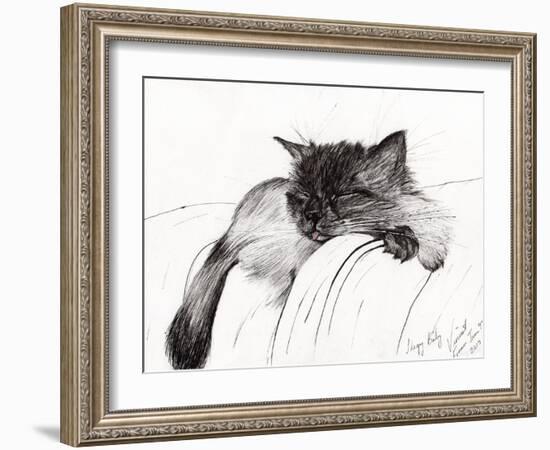 Sleepy Baby, 2013-Vincent Alexander Booth-Framed Giclee Print