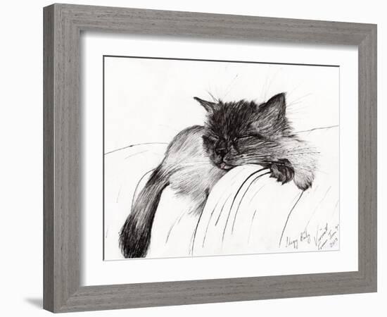 Sleepy Baby, 2013-Vincent Alexander Booth-Framed Giclee Print