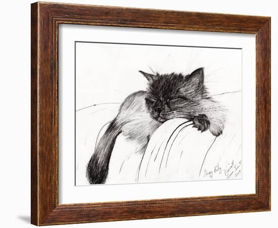 Sleepy Baby, 2013-Vincent Alexander Booth-Framed Giclee Print