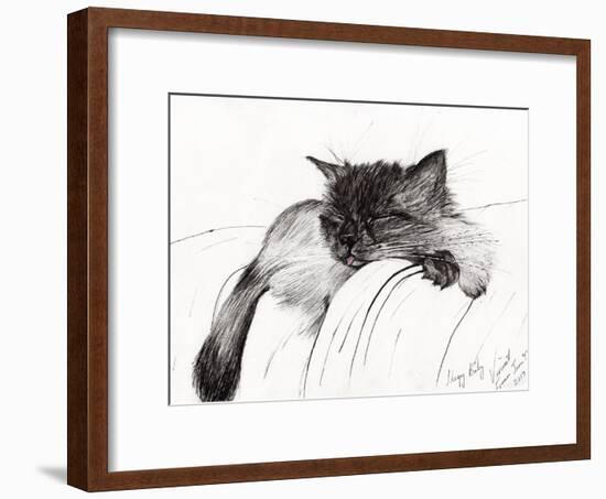 Sleepy Baby, 2013-Vincent Alexander Booth-Framed Giclee Print