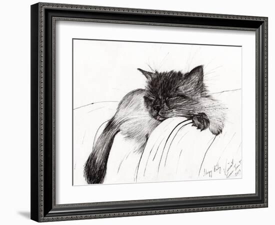 Sleepy Baby, 2013-Vincent Alexander Booth-Framed Giclee Print