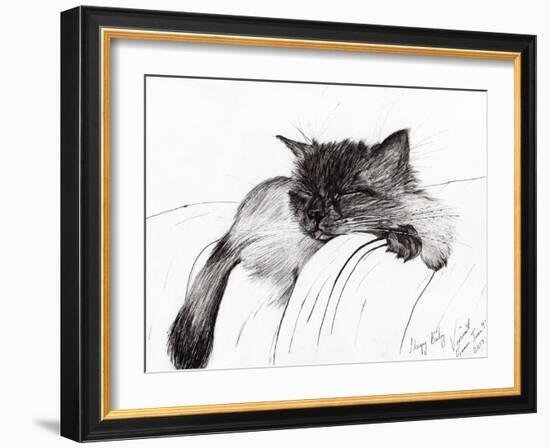 Sleepy Baby, 2013-Vincent Alexander Booth-Framed Giclee Print