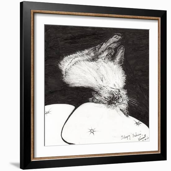 Sleepy Belina, 2015-Vincent Alexander Booth-Framed Giclee Print