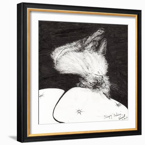 Sleepy Belina, 2015-Vincent Alexander Booth-Framed Giclee Print