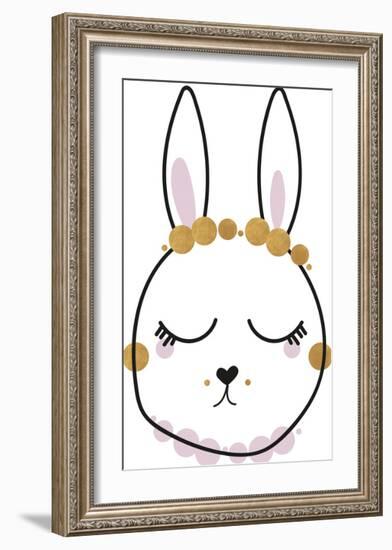 Sleepy Bunny-Clara Wells-Framed Giclee Print