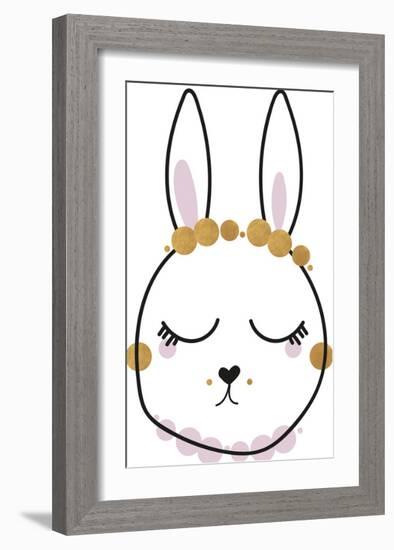 Sleepy Bunny-Clara Wells-Framed Giclee Print