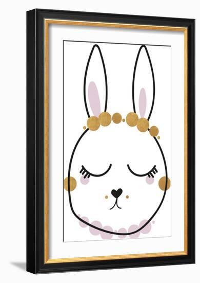 Sleepy Bunny-Clara Wells-Framed Giclee Print