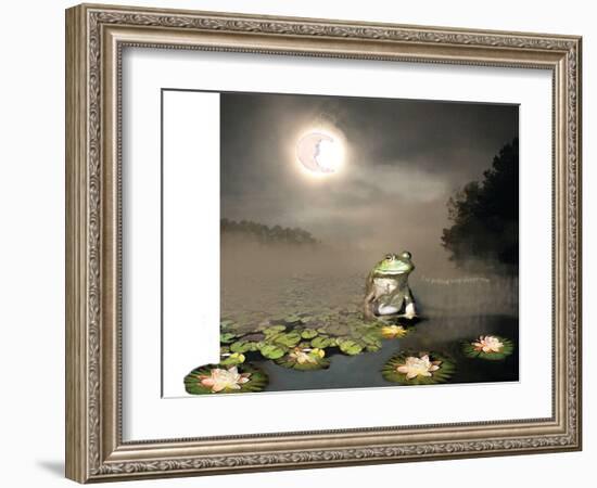 Sleepy Frog-Nancy Tillman-Framed Art Print