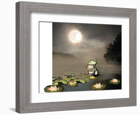 Sleepy Frog-Nancy Tillman-Framed Art Print