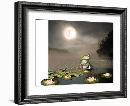 Sleepy Frog-Nancy Tillman-Framed Art Print