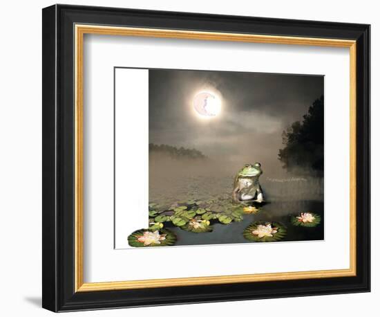 Sleepy Frog-Nancy Tillman-Framed Art Print