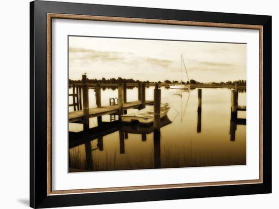 Sleepy Harbor I-Alan Hausenflock-Framed Photographic Print