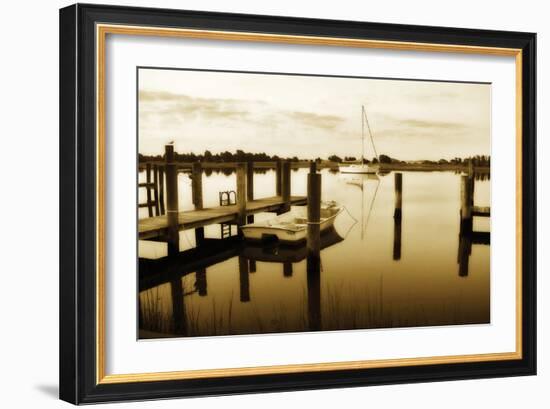 Sleepy Harbor I-Alan Hausenflock-Framed Photographic Print