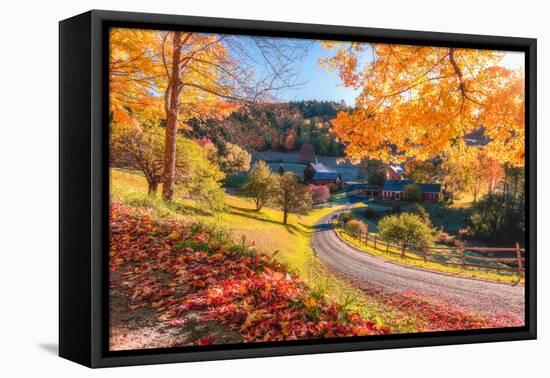 Sleepy Hollow Ranch, Vermont-Bruce Getty-Framed Premier Image Canvas