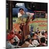 "Sleepy Inning", April 23, 1955-Earl Mayan-Mounted Giclee Print