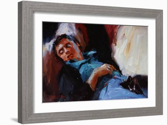 Sleepy Saturday-Pam Ingalls-Framed Giclee Print