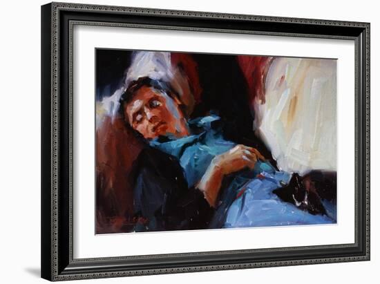 Sleepy Saturday-Pam Ingalls-Framed Giclee Print